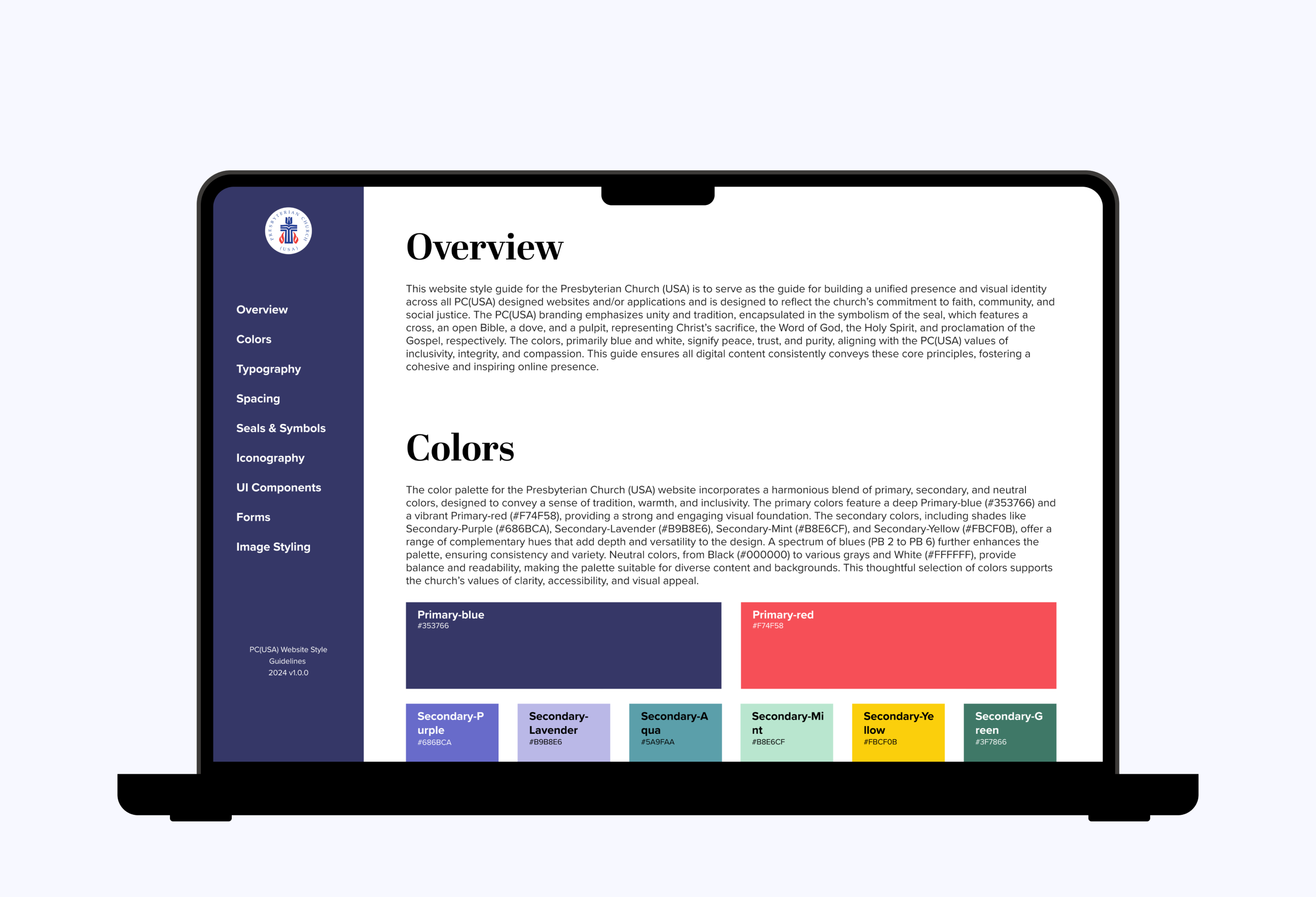 ADA compliance — design system spec